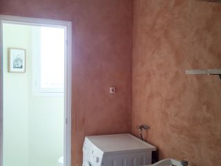 Enduit fin, badigeon et pose de carreaux de ciment